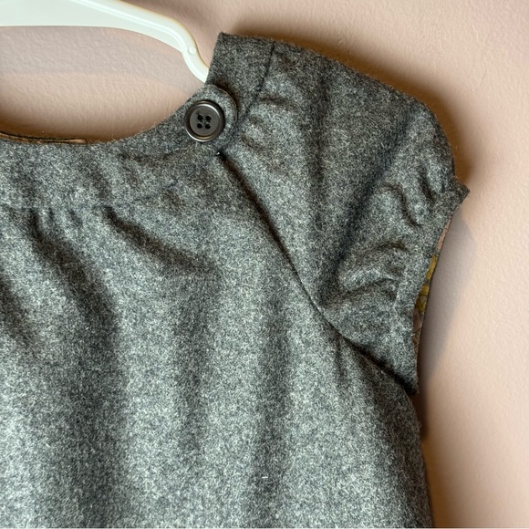 Bonpoint Gray Dress Wool Cashmere - Baby 12M - Picture 4 of 11